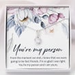Girlfriend Necklace Gift, You Are My Person Gifts Necklace � Necklace With Gift Box For Birthday Christmas