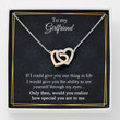 Girlfriend Necklace Gift, To My Girlfriend Necklace Gift Gift, Gift For Her, Necklace For Girlfriend, Valentine Gift