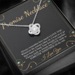 Girlfriend Necklace Gift, Promise Necklace For Girlfriend From Boyfriend, GF Birthday Valentines Day Anniversary Necklace