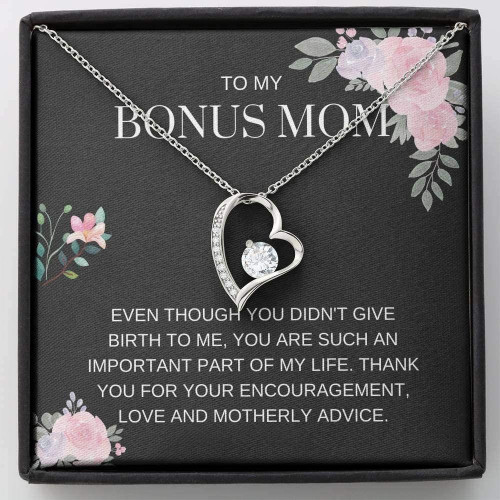 Mom Necklace, Stepmom Necklace, Bonus Mom Necklace  My Life  For Step Mom, Gift For Bonus Mom, Bonus Mom