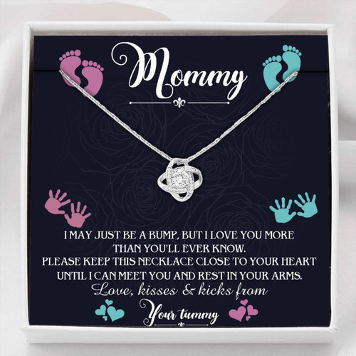 Mom Necklace, New Mommy Necklace, Gift From Baby Bump, New Mom, First Time Mom Pregnancy, Mommy To Be
