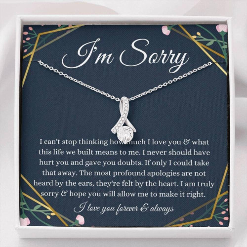 Valentine's day gifts for her Girlfriend Necklace, Wife Necklace, Im Sorry Necklace Apology Gift, Gift For Wife/Girlfriend/Partner
