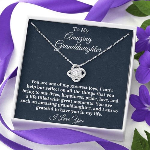 Granddaughter Necklace, Granddaughter Gift, Necklace For Granddaughter, Gift For Granddaughter From Grandparent Granddaughter Christmas gift