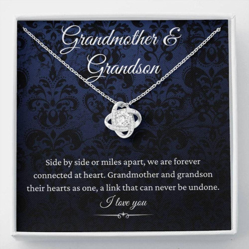 Grandmother Necklace, Grandmother & Grandson Necklace, Gift For Grandma, Gift For Grandson Grandma mother's day gift, Nana Gigi necklace