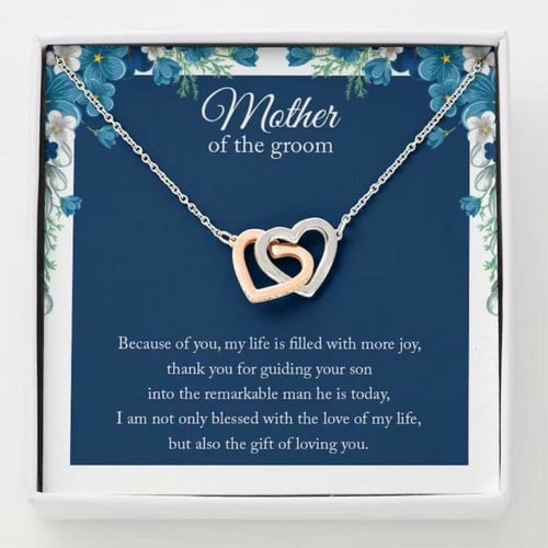 Mom Necklace, Mother Of The Groom Necklace Gift, Wedding Day Gift For Mother Of The Groom Mother Day Gift for Boyfriend's Mom, Mother In Law