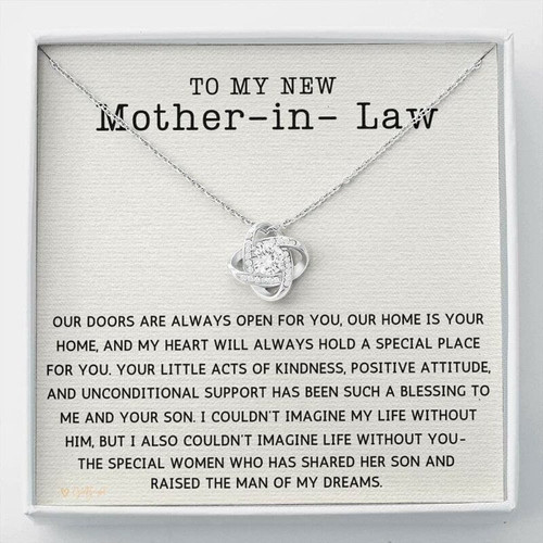 Mom Necklace, Mother in law Necklace, Mother Of The Groom Necklace, New Mother In Law Gift From Bride Wedding Gift Mother Day Gift for Boyfriend's Mom, Mother In Law