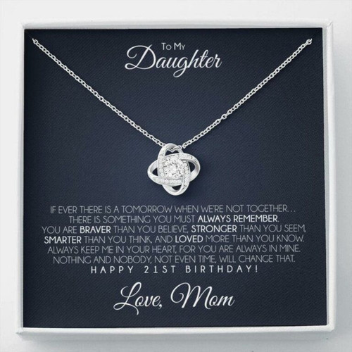 Daughter gift from mom dad Daughter Necklace, Daughters 21st Birthday Necklace, To My Daughter 21st Birthday Gift From Mom