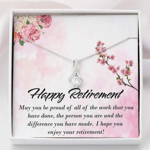 Mom Necklace, Retirement Necklace ' Retirement Gift For Women Necklace With Gift Box For Birthday Christmas Mother's Day Gift for Mom
