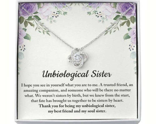 Sister Necklace, Unbiological Sister Necklace, Soul Sister, Best Friend, Long Distance Friendship