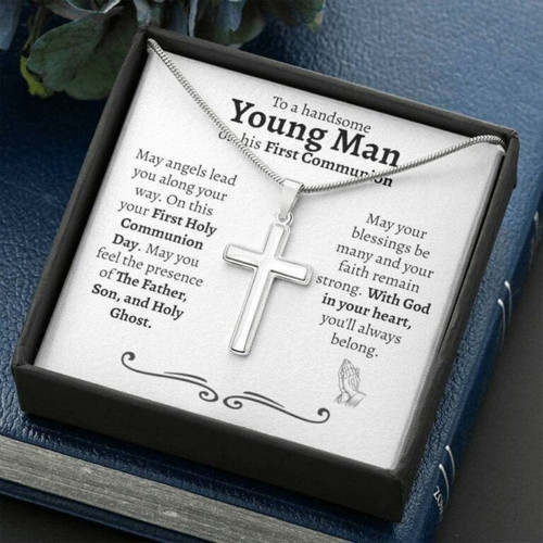 Son Necklace, Godson Necklace, First Communion Necklace Gift For Boy, Unique First Communion Gift