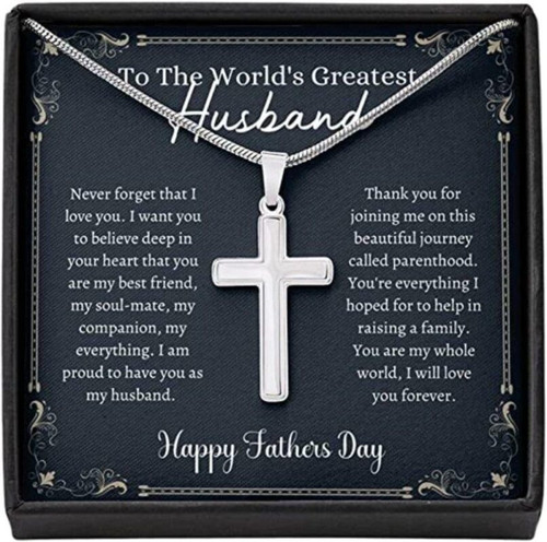 Husband Necklace gift, Husband Fathers Day Necklace My Everything Necklace, Gift For Husband From Wife