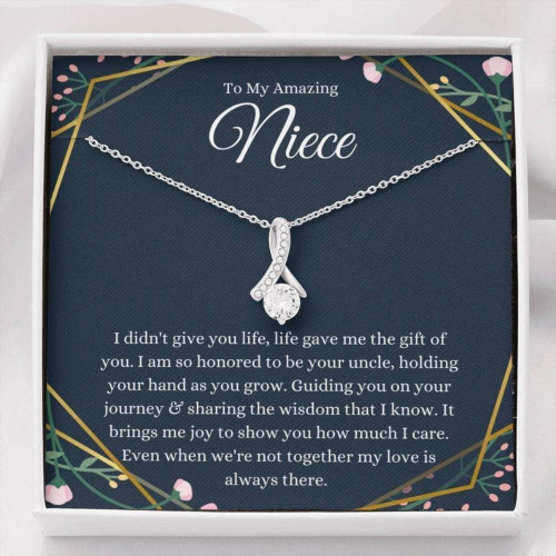 Niece Gift Necklace, To My Niece Gift Necklace Gift From Uncle, Niece Gift Necklace, Niece Christmas Gift