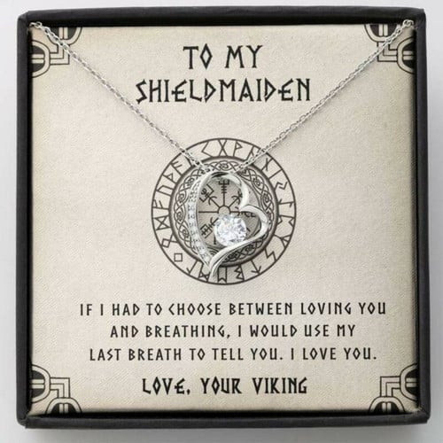 Girlfriend Necklace, Future Wife Necklace gift, Wife Necklace gift, To My Shieldmaiden Necklace