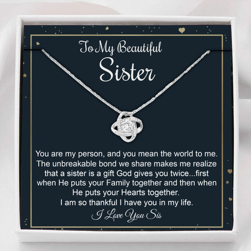 Sister Necklace Gift, To My Sister Necklace Gift Gift, Necklace, Birthday Gift For A Sister, Gift For Soul Sister, My Best Friend