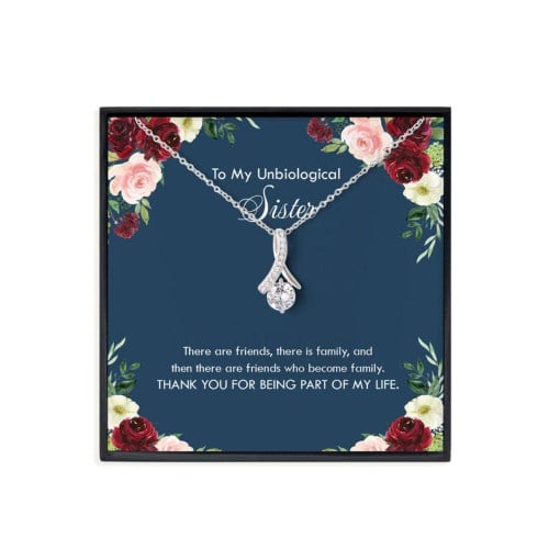 Sister Necklace Gift,Unbiological Sister Beauty Necklace, Best Friend Necklace, Soul Sister Gift