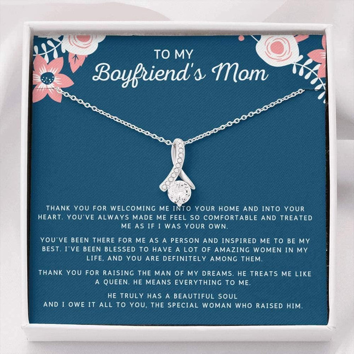 Mom Necklace, Mother-in-law Necklace, To My Boyfriend's Mom Necklace, Gift For Boyfriend's Mom Mother's Day