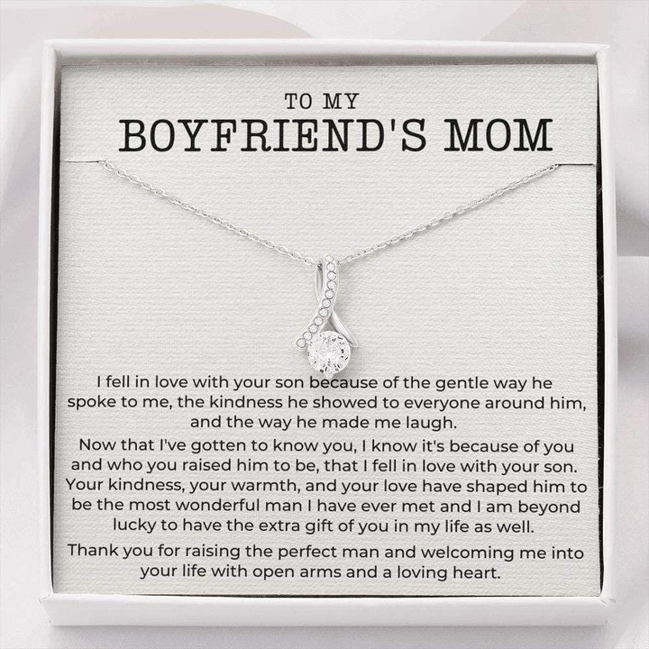 Mom Necklace, Mother-in-law Necklace, Gift To My Boyfriend's Mom Necklace, Gift For Future Mother-in-law