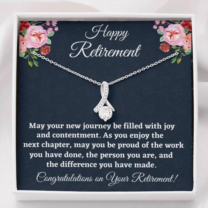 Mom Necklace, Retirement Gifts For Women Necklace, Coworker Retirement Gift, Teacher Retirement Gift
