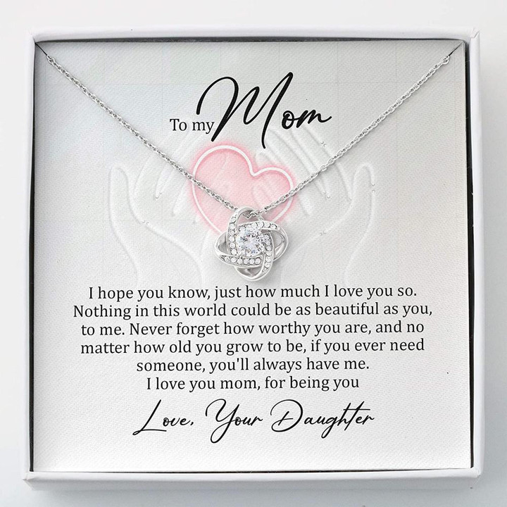 Mom Necklace  Daughter To Mom Gift For Mothers Day- Mom