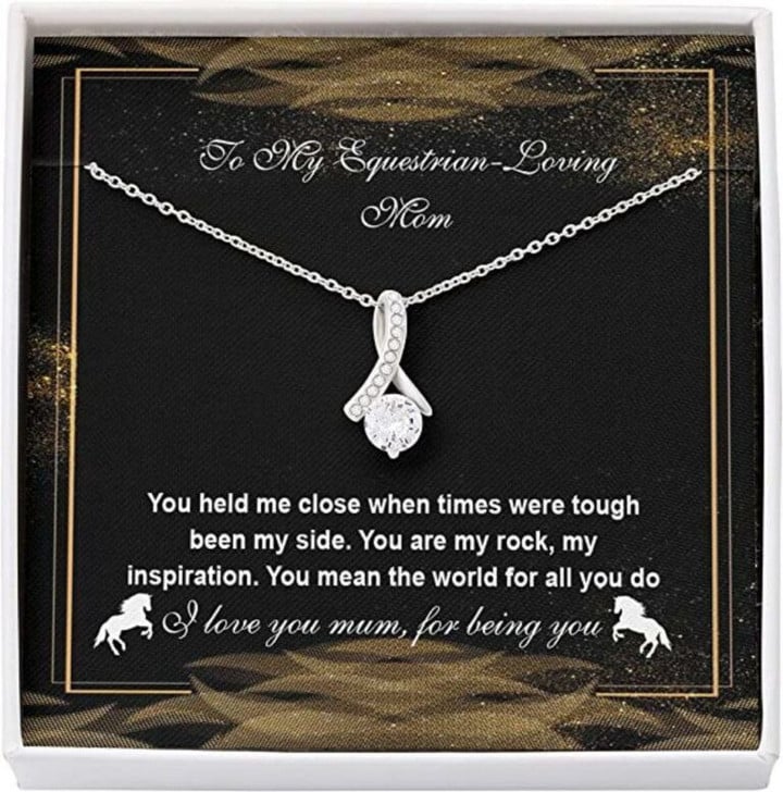 Daughter Necklace, Mom Necklace, Mother Daughter/Son Necklace, Presents For Mom Gifts, To Equestrian Loving Mum Necklace gift for mom, mother day gift