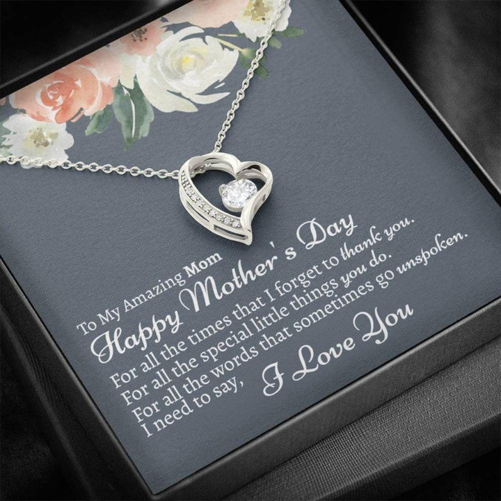 Mom Necklace, Mom Mother's Day Gift, Mothers Day Gift From Daughter, Mother's Day Gift For Mom, Online Mothers Day Gift Mother day necklace gift for mom