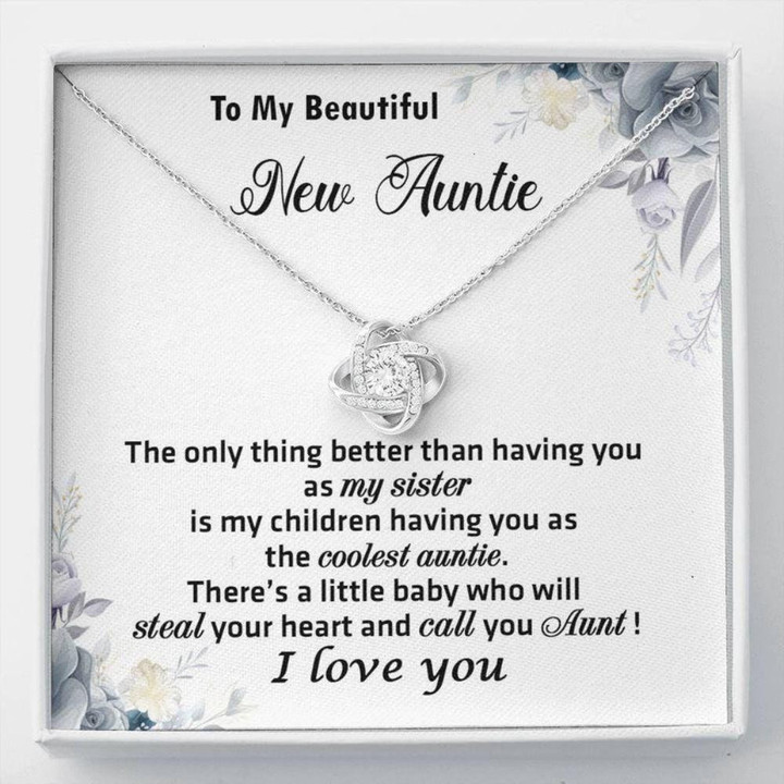Aunt gift from niece, nephew Aunt Necklace, New Auntie Gift, Aunt To Be Necklace, Gifts For Aunt From Baby, First Time Aunt Gift, Going To Be An Aunt Gift