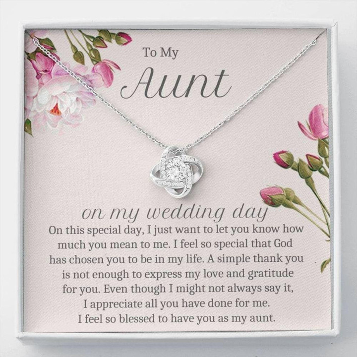 Aunt gift from niece, nephew Aunt Necklace, Aunt Wedding Gift From Bride, Aunt Of The Bride Gift, Wedding Gift From Bride And Groom, Bridal Party Gift