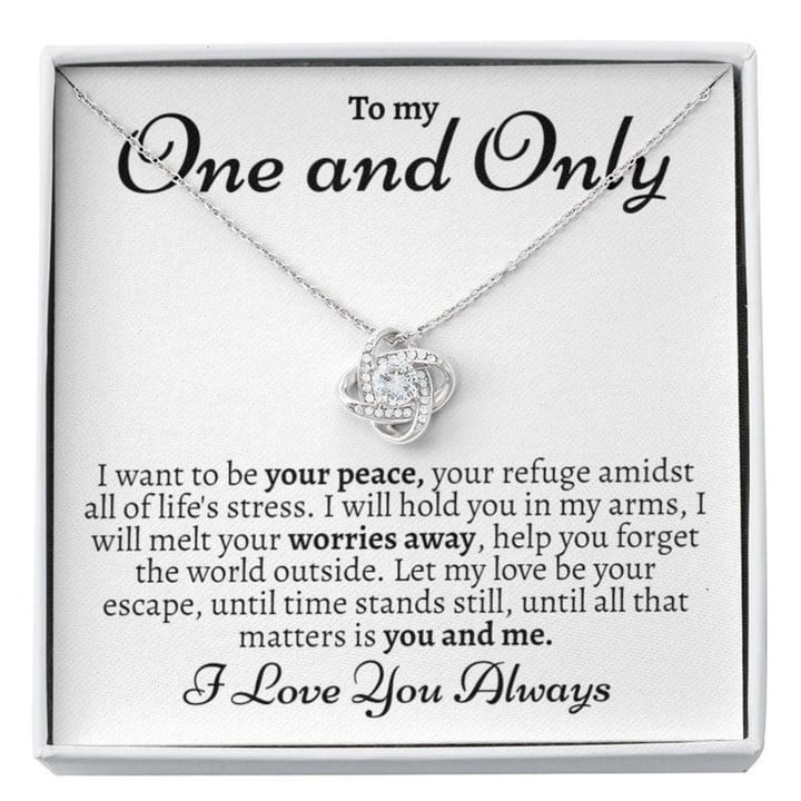 Valentine's day gifts for her Future Wife Necklace, To My One And Only Necklace, Christmas Gift For Fiance Her, Gift For Fiance On Engagement, Other Half Necklace