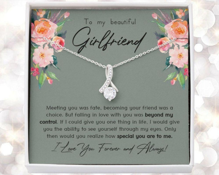 Valentine's day gifts for her Girlfriend Necklace, Meaningful Necklace For Girlfriend, Gift For Girlfriend, Girlfriend Birthday, Anniversary, Gift For Girlfriend, Romantic, Thoughtful