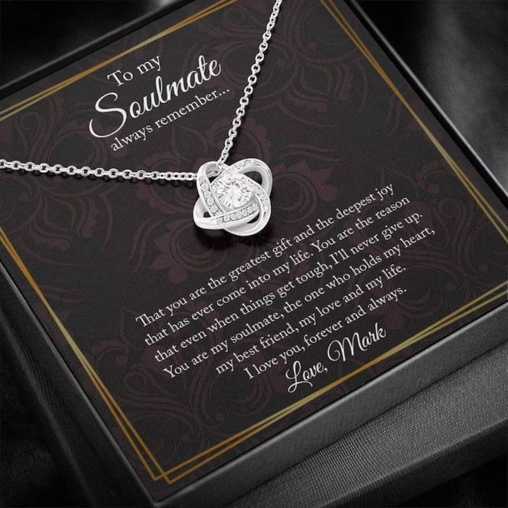 Gifts for her Girlfriend Necklace, Necklace For Girlfriend, Soulmate Gift, Gift For Girlfriend, Anniversary