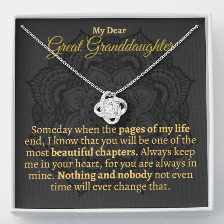 Granddaughter Necklace, Great Granddaughter Necklace Gift, Great Granddaughter Keepsake Granddaughter Christmas gift