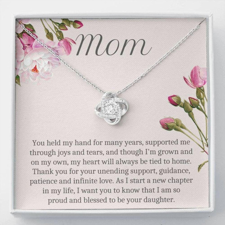 Mom Necklace, Mother Of The Bride Gift From Daughter, To My Mom On My Wedding Day Necklace, Gift For Mom From Bride Mother Day Gift for Boyfriend's Mom, Mother In Law