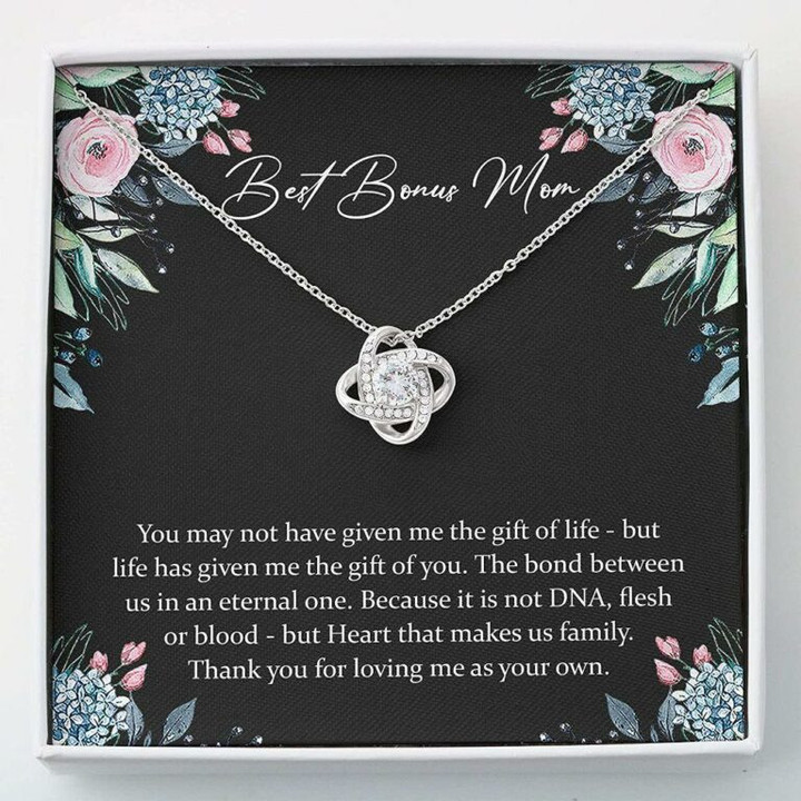 Mom Necklace, Stepmom Necklace, Bonus Mom Necklace Gift For Step Mom Necklace Mother Day Mother Day Gift for Boyfriend's Mom, Mother In Law