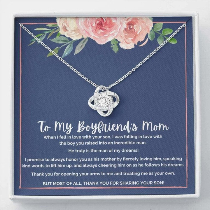 Mother-in-law Necklace, Necklace Gift To My Boyfriend's Mom Necklace Gift For My Boyfriend's Mom Mother Day Gift for Boyfriend's Mom, Mother In Law