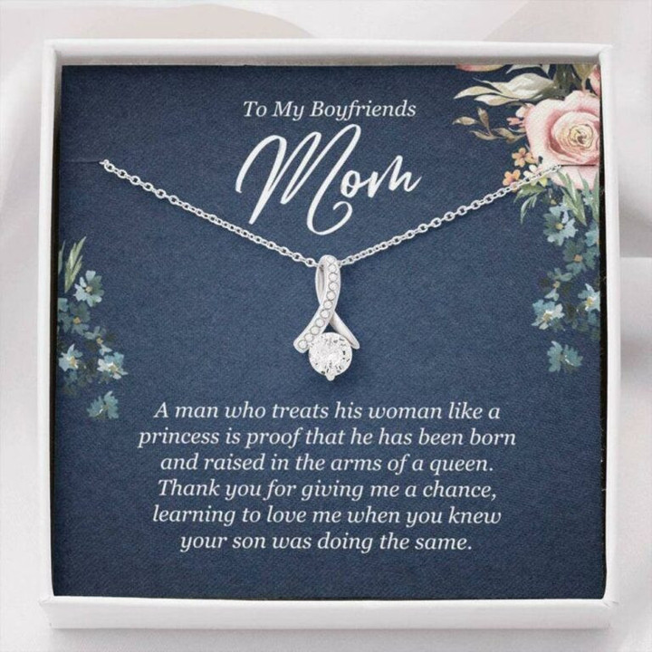 Mother-in-law Necklace, Mother In Law Birthday Gift, Mom-In-Law Necklace, Gift For Mother-In-Law Necklace Mother Day Gift for Boyfriend's Mom, Mother In Law