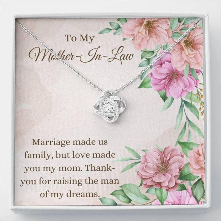 Mother-in-law Necklace, Mother In Law Gift ' Sentimental Necklaces ' Husband Mom Necklace Gift Mother Day Gift for Boyfriend's Mom, Mother In Law