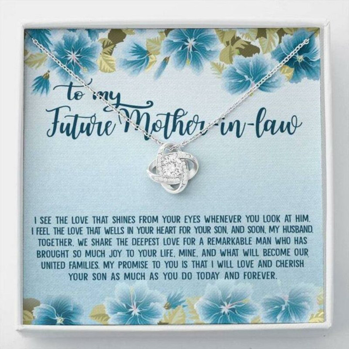Mother in law Necklace, Gift For Mother Of The Groom, You Held Him First, CZ Heart Necklace Mother Day Gift for Boyfriend's Mom, Mother In Law