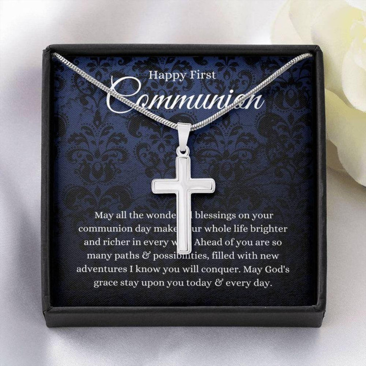 Son Necklace, First Communion Gift Necklace, For First Communion Gift First Holy Communion, Boy 1st Communion