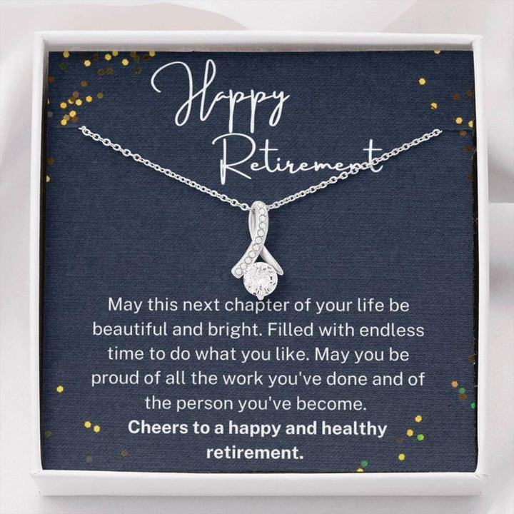Mom Necklace Gift, Retirement Gifts For Women, Retirement Necklace For Colleagues