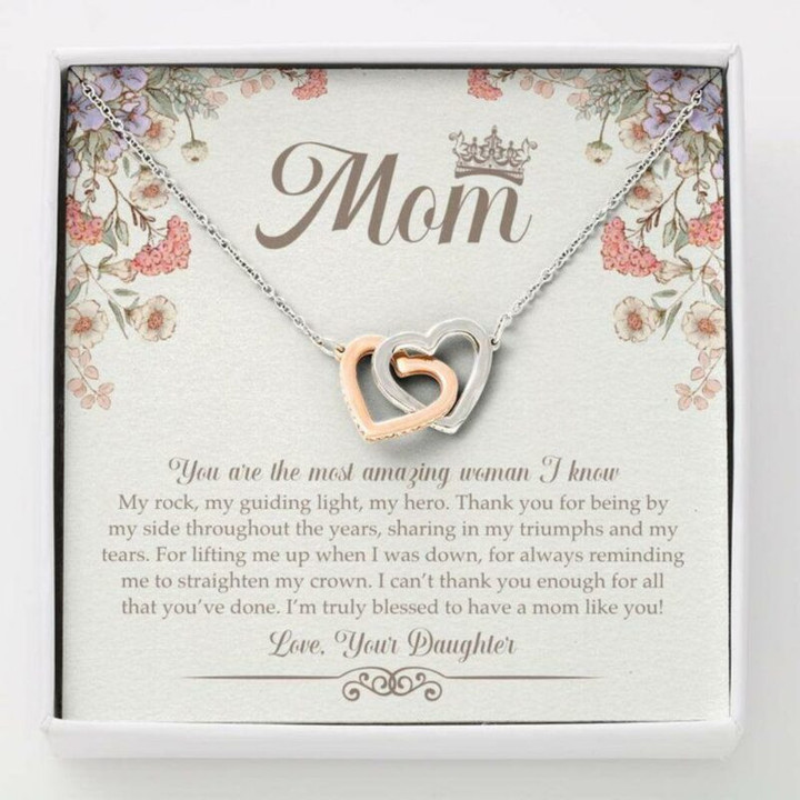 Mom Necklace Gift, Necklace Gift For Mom For Mothers Day, Gift From Daughter, Necklace For Mom