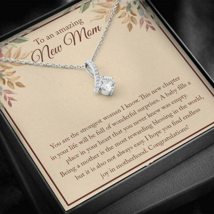 Mom Necklace Gift, Gift For New Mom, New Mom Gift, Pregnancy Gift For Friend, Mama To Be Necklace