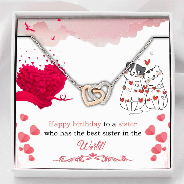 Sister Necklace Gift, Happy Birthday To My Sister Necklace Gift, Gift For Best Friend, Soul Sister