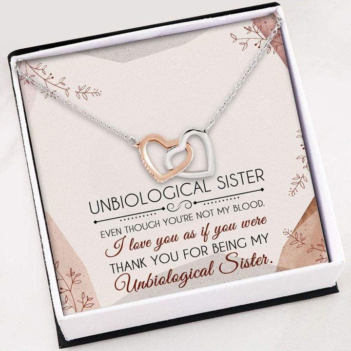 Sister Necklace Gift  Unbiological Sister Necklace Gift Gifts  Necklace With Gift Box For Birthday Christmas
