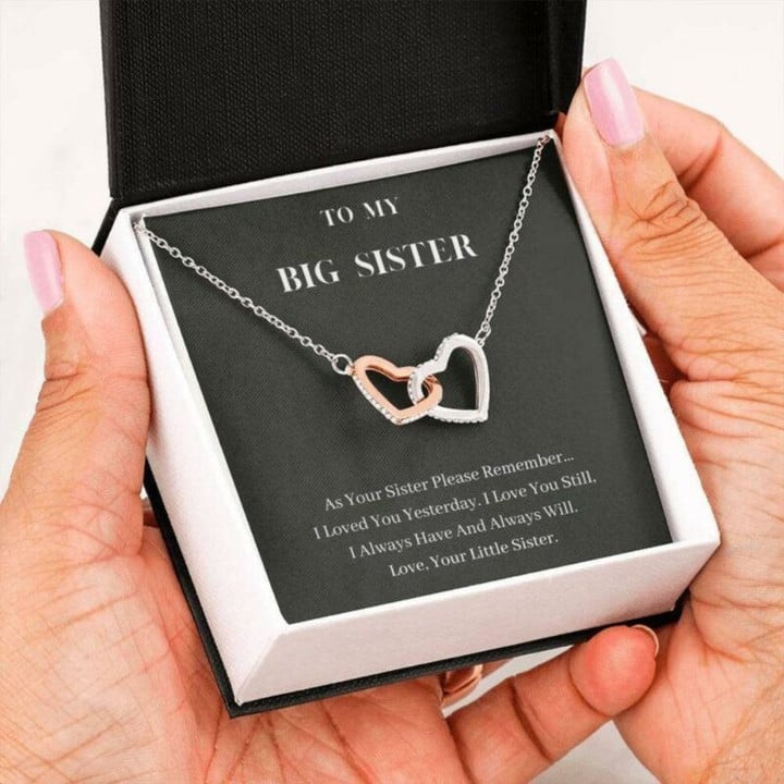 Sister Necklace Gift, To My Big Sister Necklace Gift, Always Will Love You, Gift For Sister, Best Friends