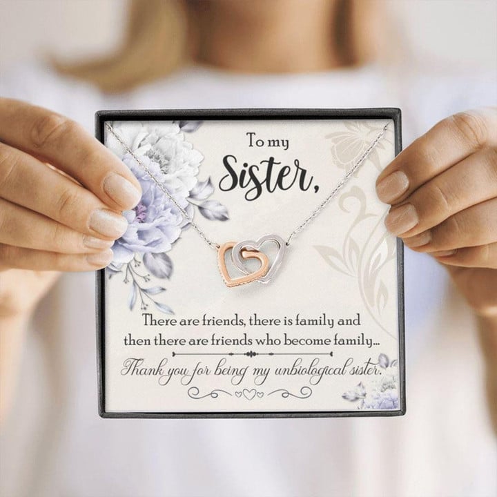 Sister Necklace Gift, Unbiological Sister Necklace Gift, Soul Sister, Sister In Law Necklace, Step Sister Gift, Tribe Necklace, Best Friend Gift, BFF Gift