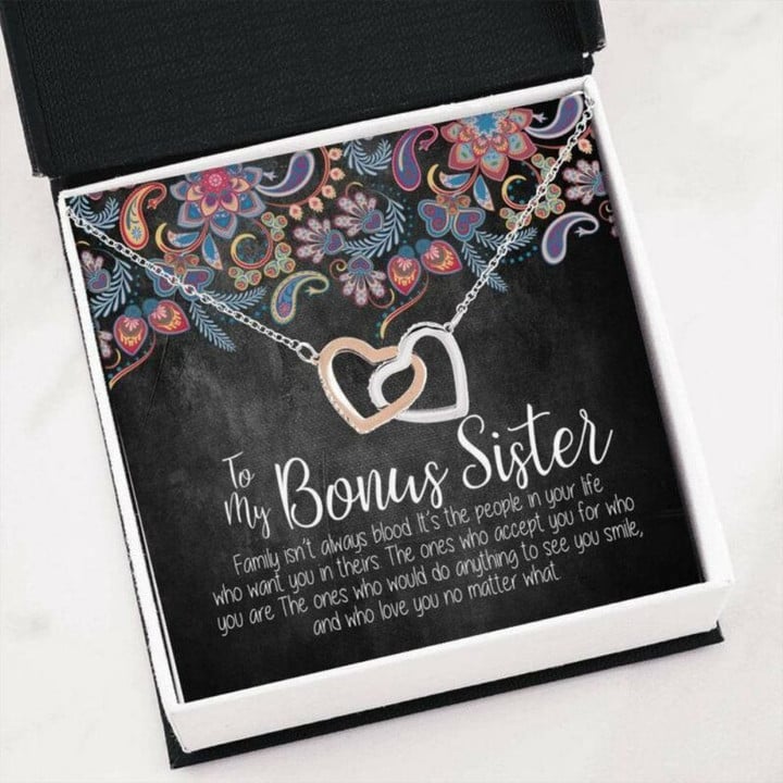 Sister Necklace Gift, Bonus Sister Necklace Gift Gift, Sister In Law Gift, Sister Of The Groom, Wedding, Bridesmaid