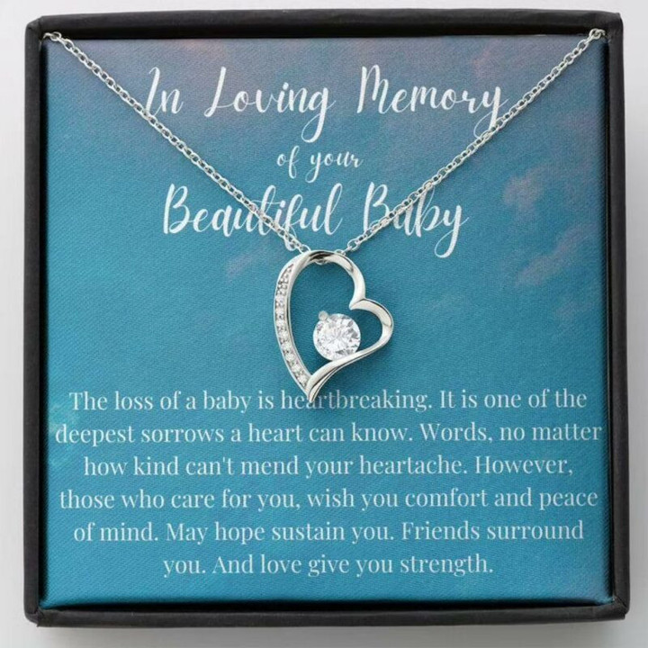 Loss Of Baby Necklace Gift, Infant Loss Gifts, Miscarriage Necklace, Pregnancy Loss Sorry Necklace
