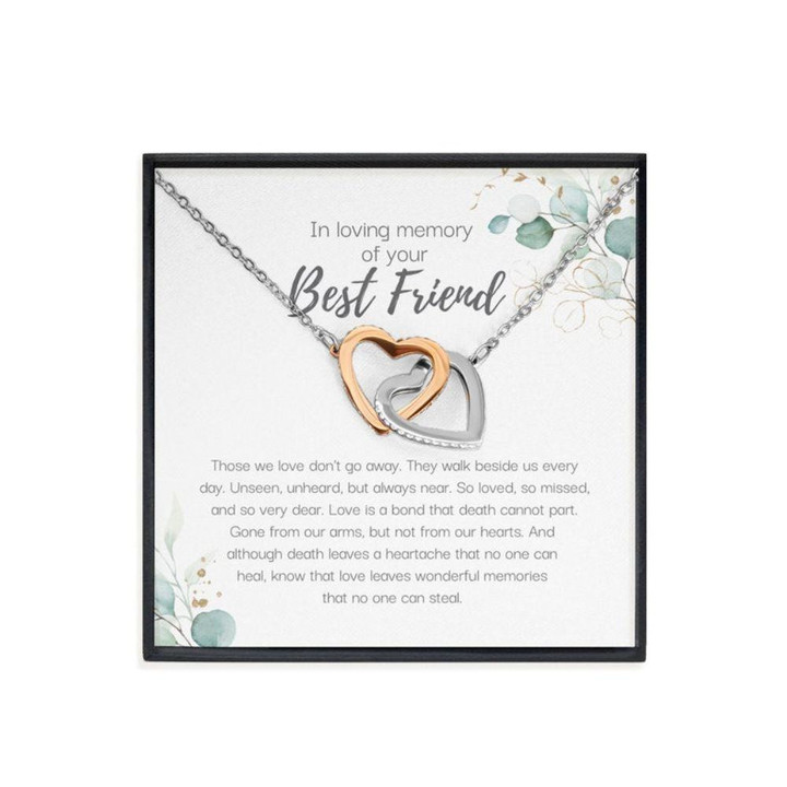 Memorials Necklace, Loss Of Best Friend Gift, Best Friend Grief Gift, Sympathy Gift, Friend Remembrance Necklace