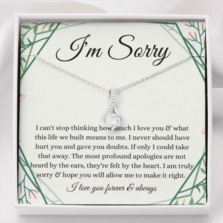 Girlfriend Necklace Gift, Wife Necklace, I�m Sorry Necklace Apology Gift, Gift For Wife/Girlfriend/Partner
