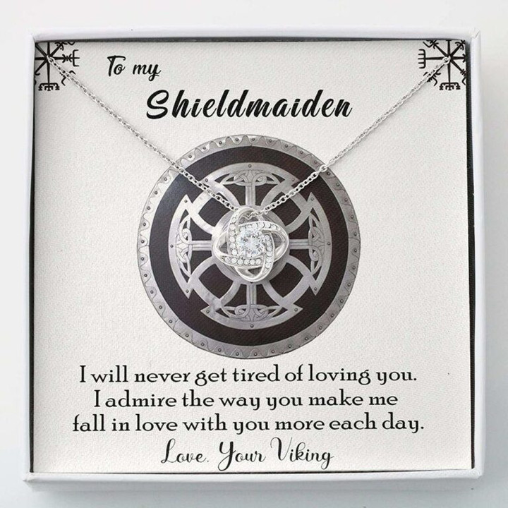 Girlfriend Necklace Gift, Future Wife Necklace Gift, Wife Necklace, Shieldmaiden Necklace, Viking Necklace For Girlfriend